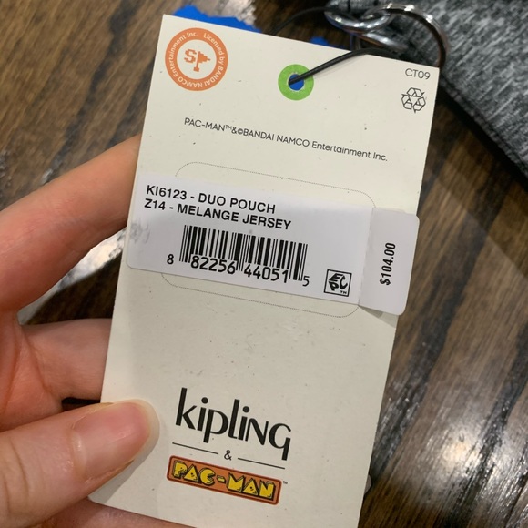 Brand New Kipling Pac Man Duo Pouch - Picture 8 of 13